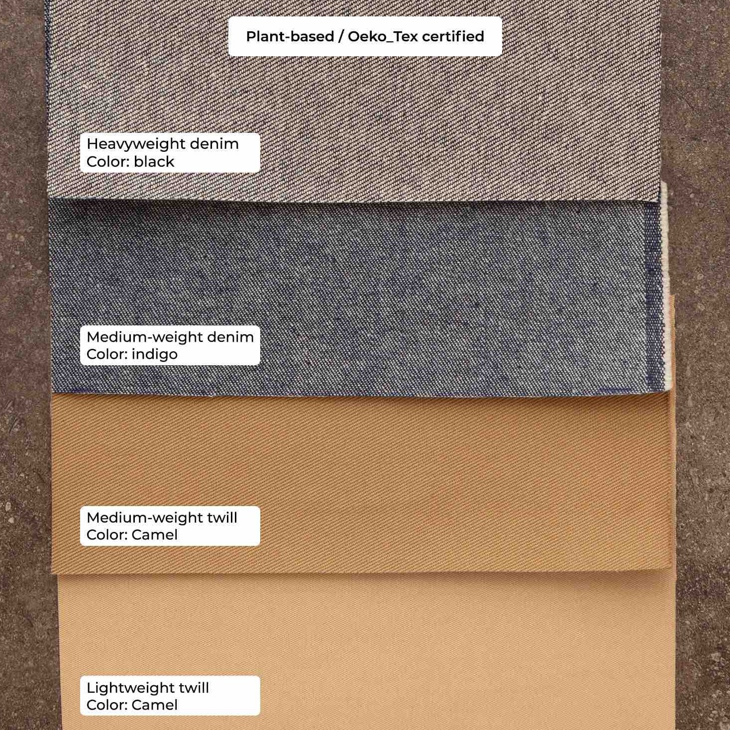 Green cork fabric | plant-based backings
