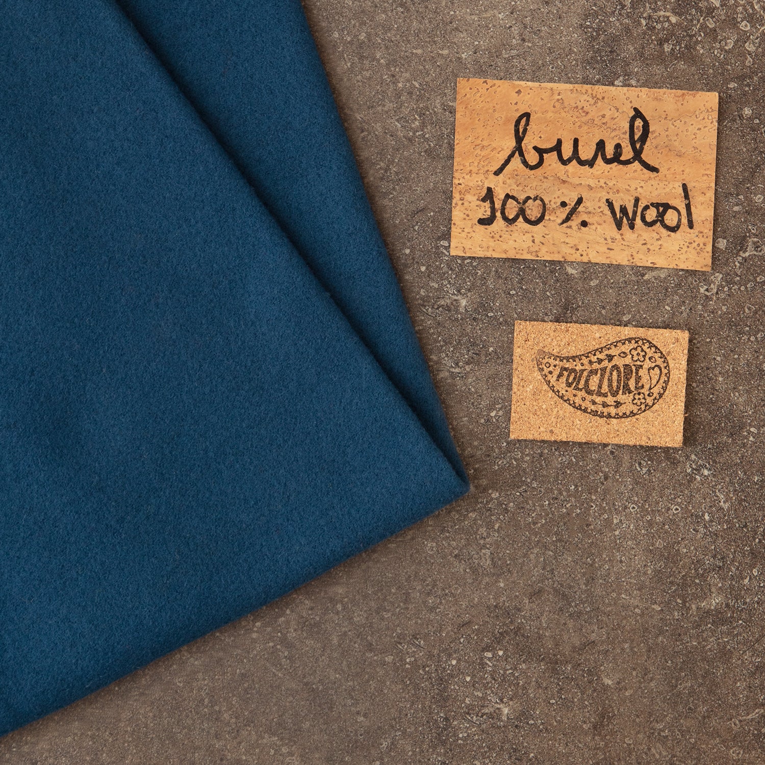 Burel – Colored Portuguese boiled wool fabric